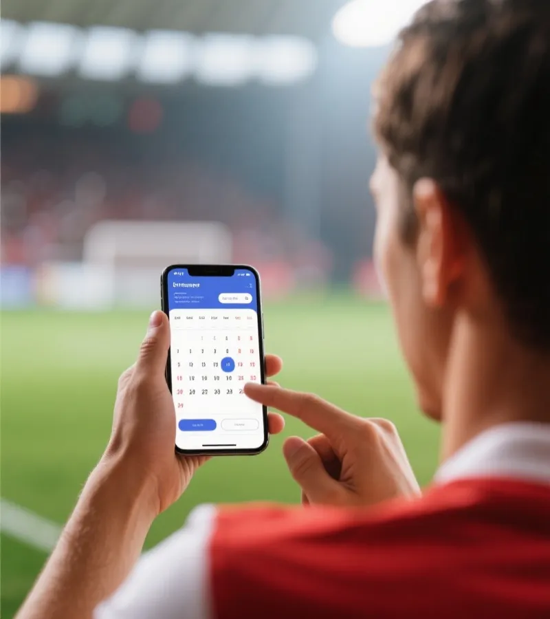 赛程查询示意图